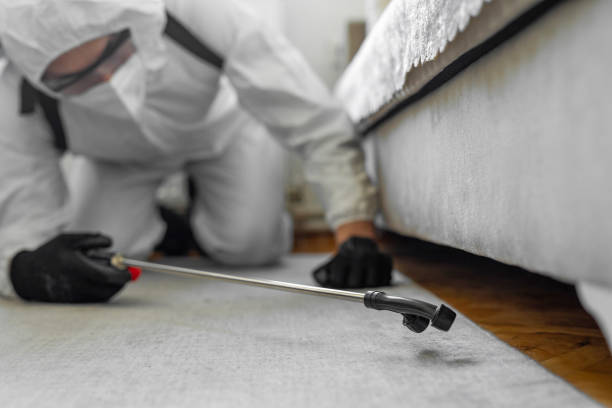 Professional Pest Control technician working in Atherton, CA